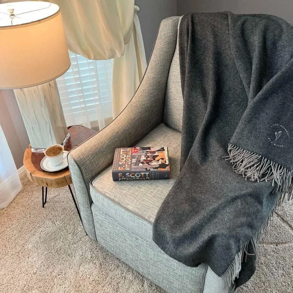 Mongolian 100% WOOL Blanket Throw